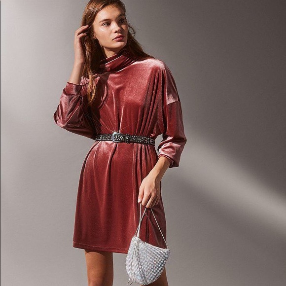 Urban Outfitters Evie velvet turtleneck mini dress - Picture 7 of 7